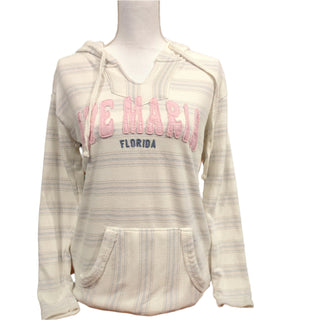 Loop Terry Stripe Hoodie- Ave Maria, FL