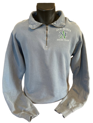 Ave Maria Swim Team Quarter Zip - Embroidered