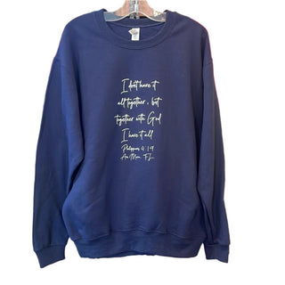 Youth Jerzee 'I Don't Have It All Together' Navy Crew