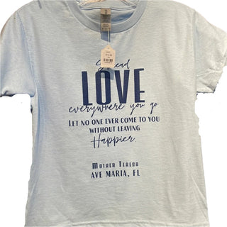 Youth Light Blue Spread Love T-Shirt