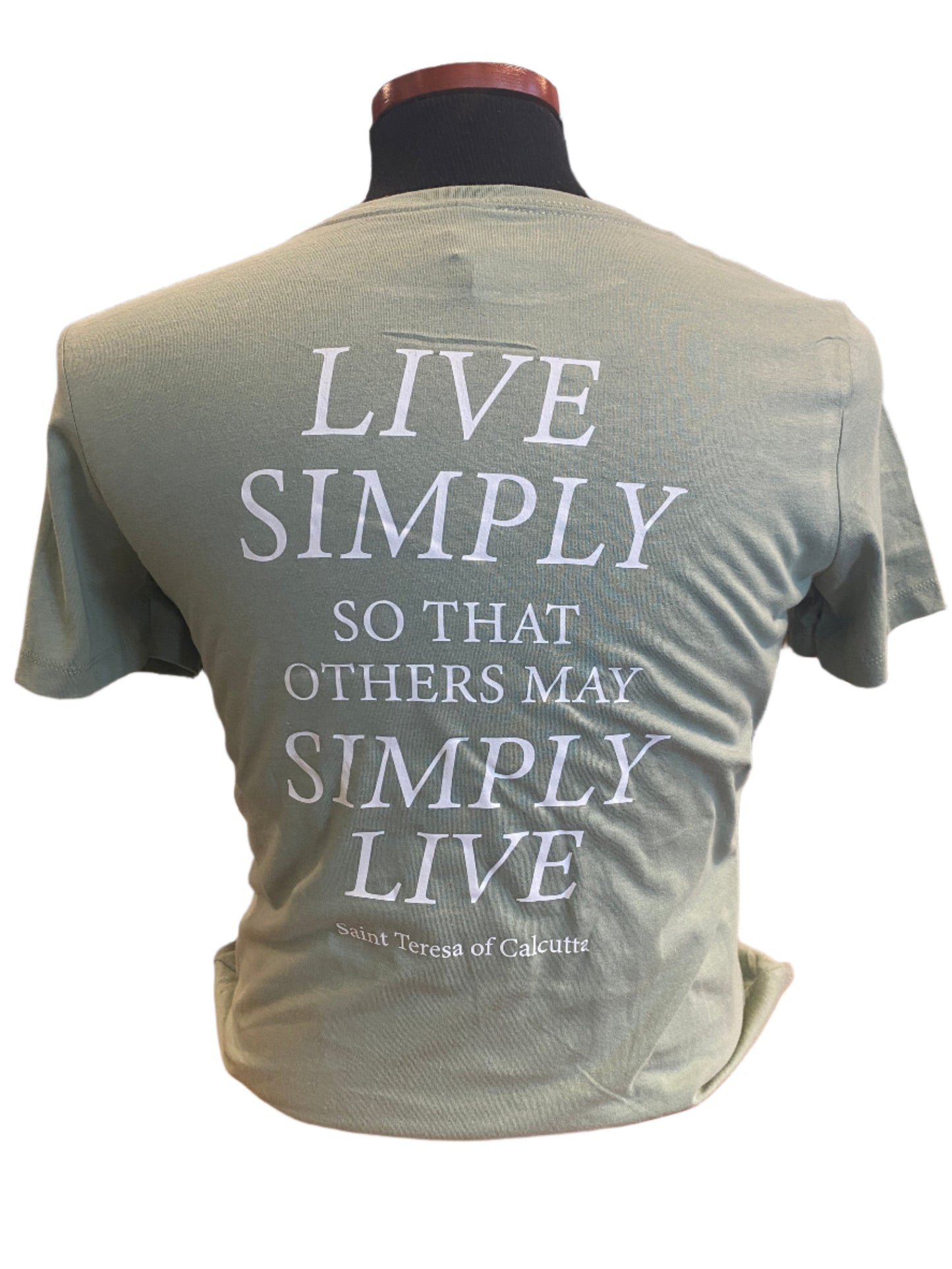 Live Simply Ladies Sage T-Shirt
