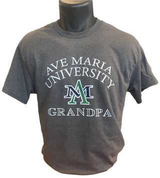 Ave Maria University Grandpa Heather Grey Tee