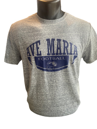 Ave Maria Football Grey Threadfast T-Shirt
