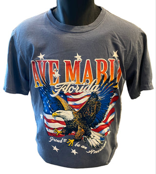 Proud to be an American Ave Maria Florida Eagle T-Shirt