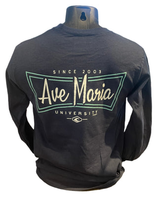 Blue Box Ave Maria University Navy T-shirt