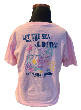 Ave Maria FL Psalm 98:7 Youth T-Shirt