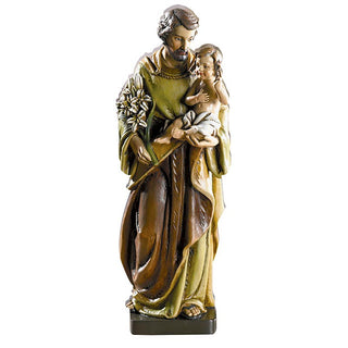 Saint Joseph with Child 8" Toscana Statue - Autom