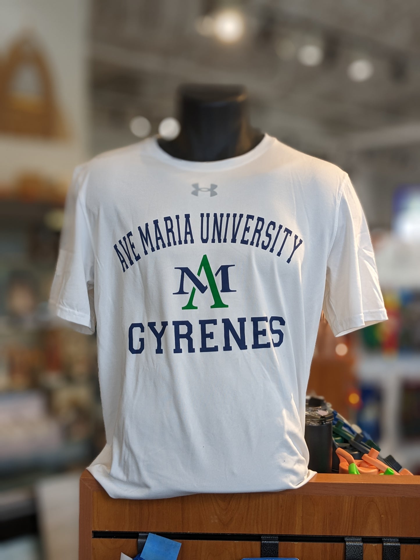 White Team Tech Short Sleeve Gyrenes Tee - Under Armour