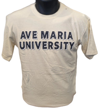 Ave Maria University Bold-Lettered Short Sleeve