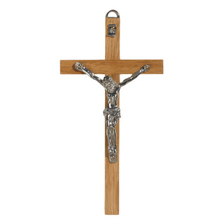 Wooden Wall Crucifix 6 3/4" - Autom