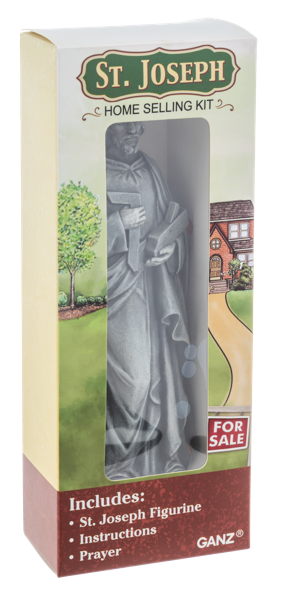 Needzo Spanish Saint Joseph Home Selling Kit - 3.25 Inch Statue With Prayer & Burial Instructions
