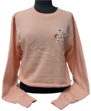 God is Good - Cropped Crew Sweatshirt - Blue84