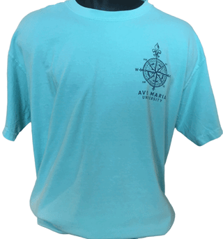 Ave Maria Florida Compass & Map Short Sleeve T-Shirt