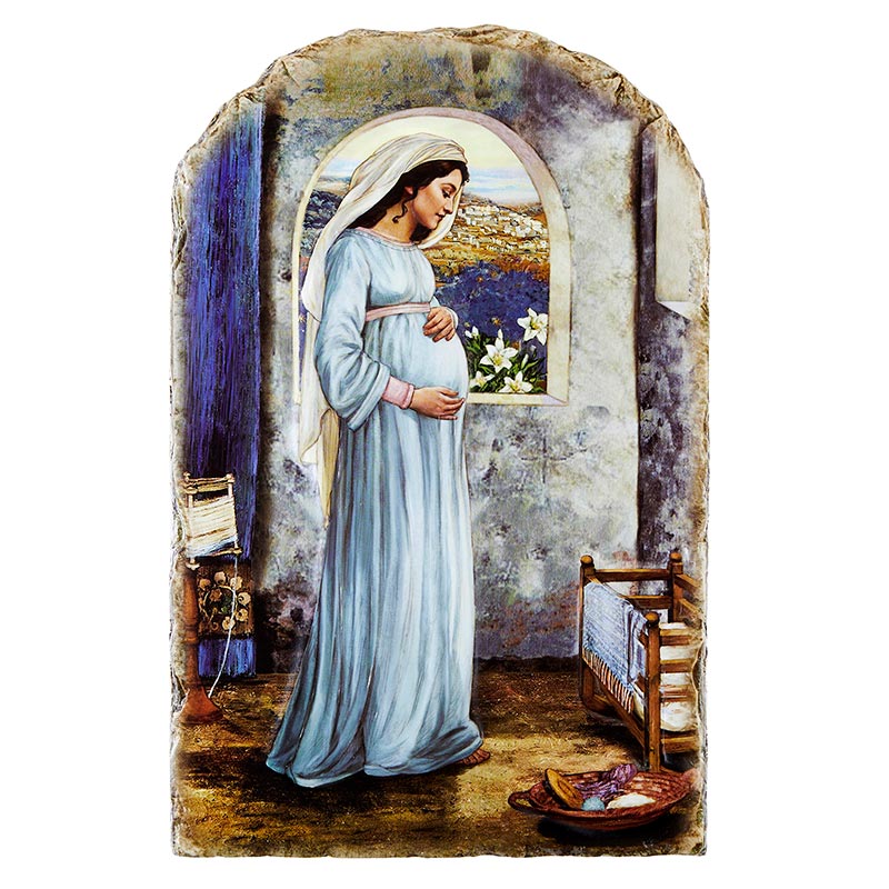 Arched tile plaques