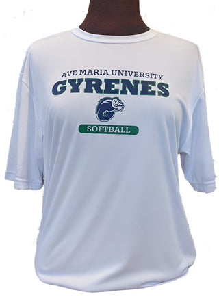 Gyrenes Softball White Short Sleeve Dri Fit