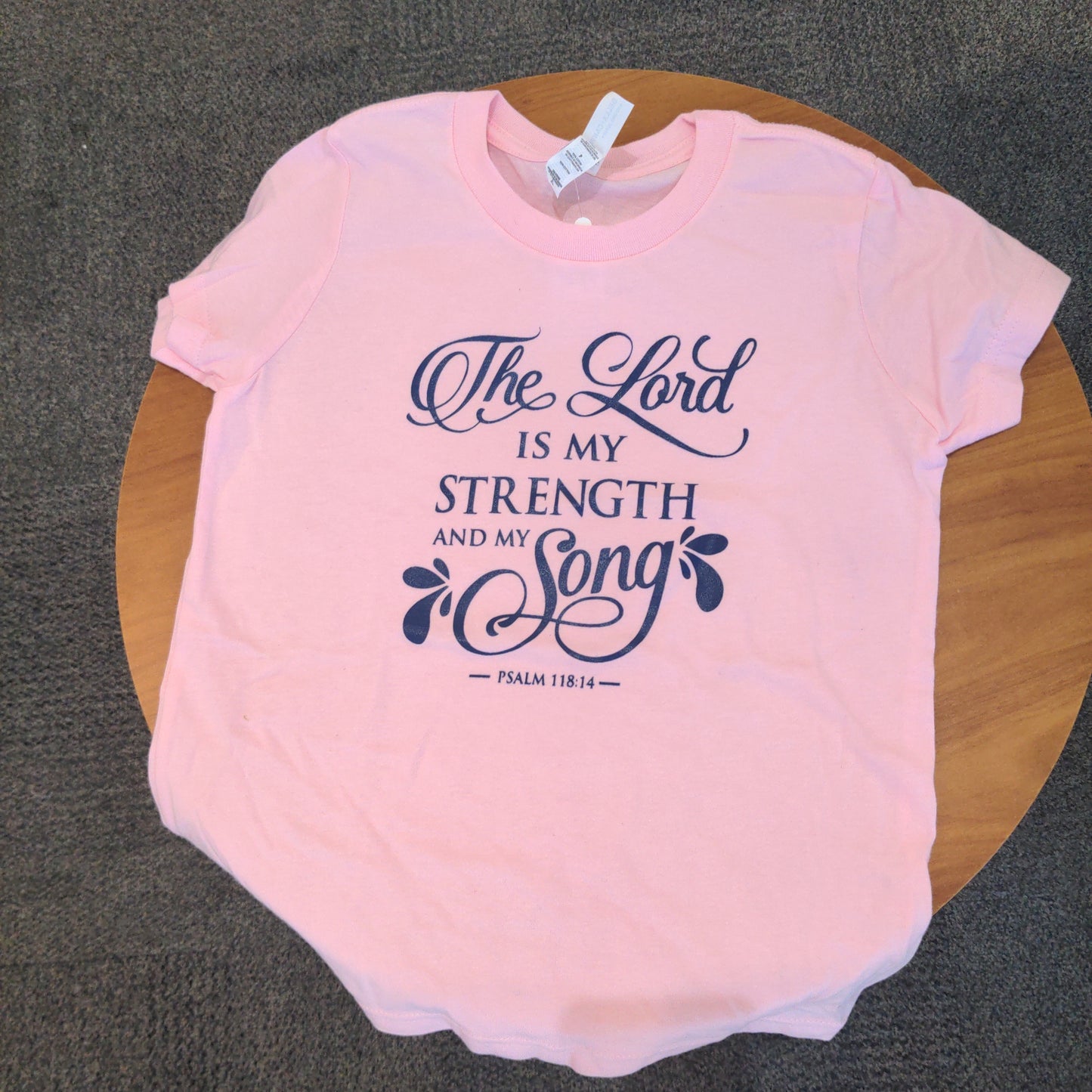 "The Lord is my strength and my song" Youth Tee
