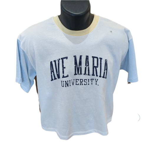 Ave Maria University Brynlee Colorblock Shortsleeve Boyfriend Tee