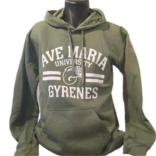 Gildan Hoodie Military Green- AMU Gyrenes
