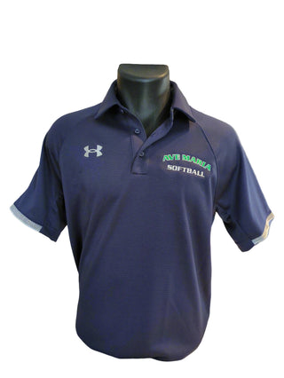 Softball - Navy Sports Tech Polos Under Armour