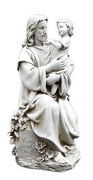 Jesus with Child Garden Statue