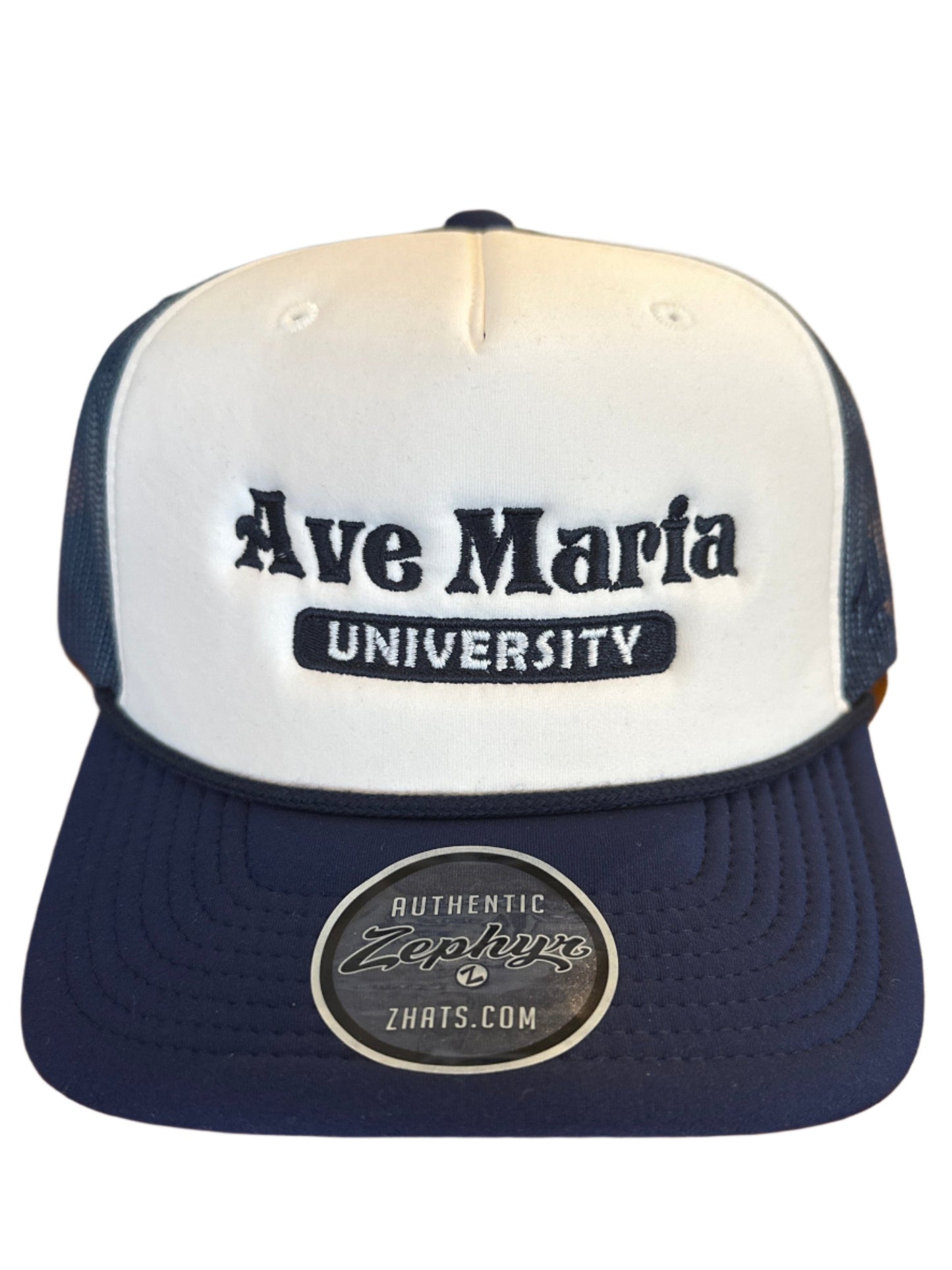 Ave Maria University Foam Mesh Curve Hats