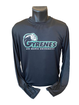 Gyrenes Black Dri-fit Long Sleeve Shirt