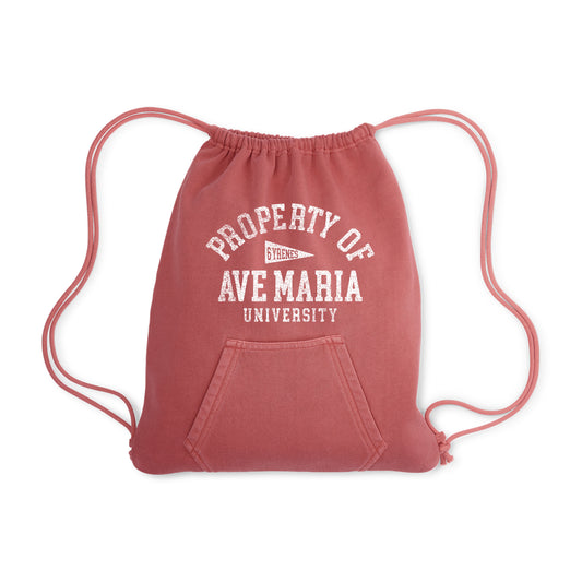 Property of Gyrenes Ave Maria University Drawstring Bag