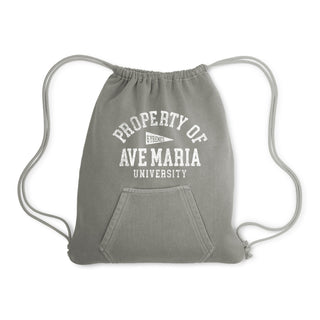 Property of Gyrenes Ave Maria University Drawstring Bag