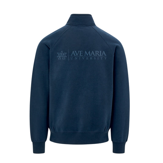 Ave Maria University Back Print Vintage Fleece Zip-up