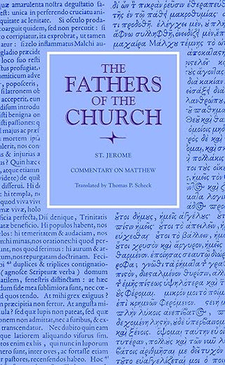 Commentary on Matthew (Fathers of the Church Patristic Series)