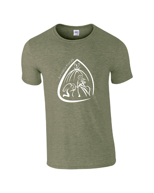 Ave Maria Florida Annunication Olive Green T-shirt