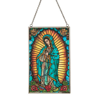 Our Lady of Guadalupe 5x8 Satined Glass