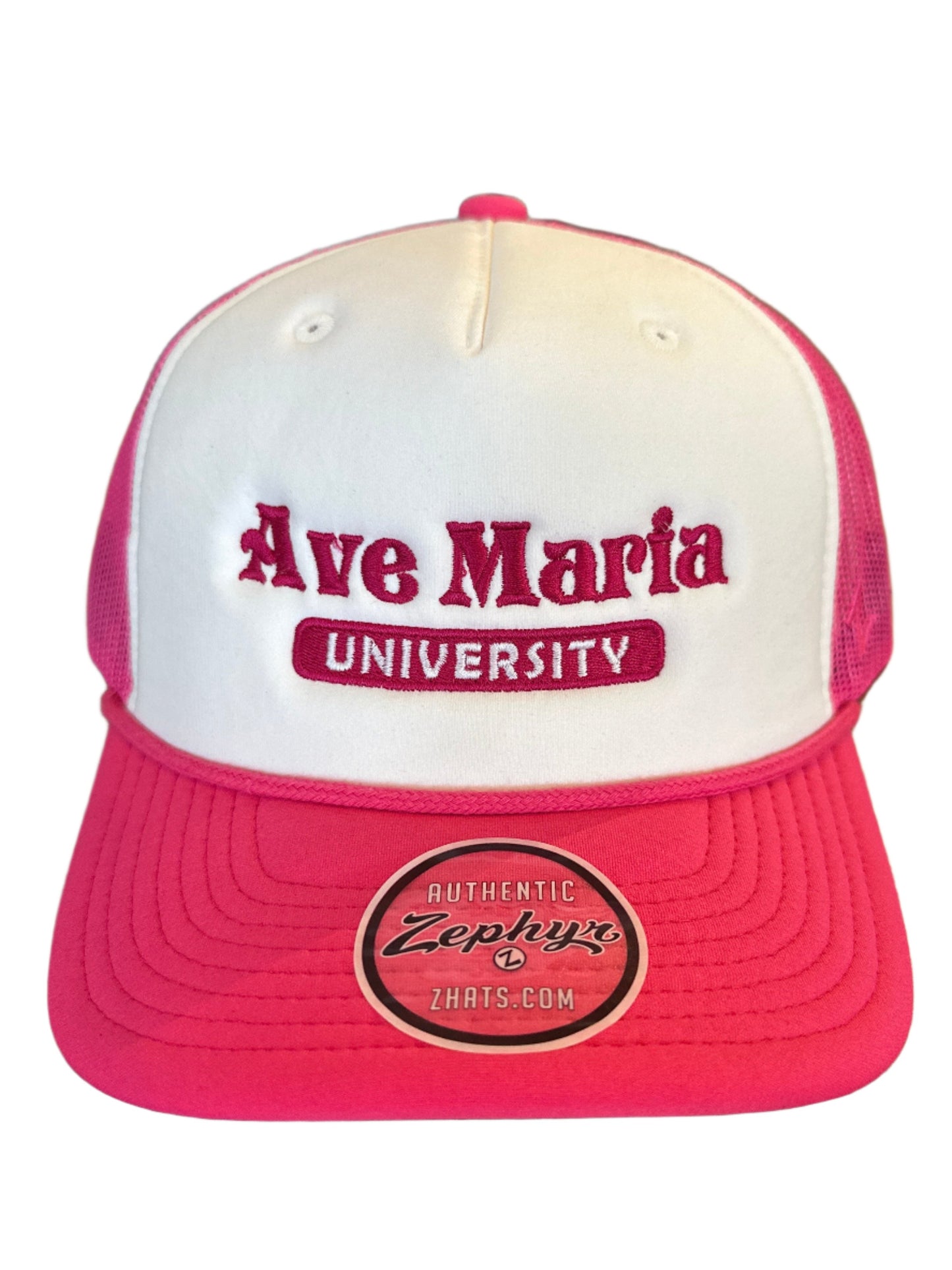 Ave Maria University Foam Mesh Curve Hats