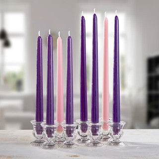 10" Tapered Advent Candles - Autom