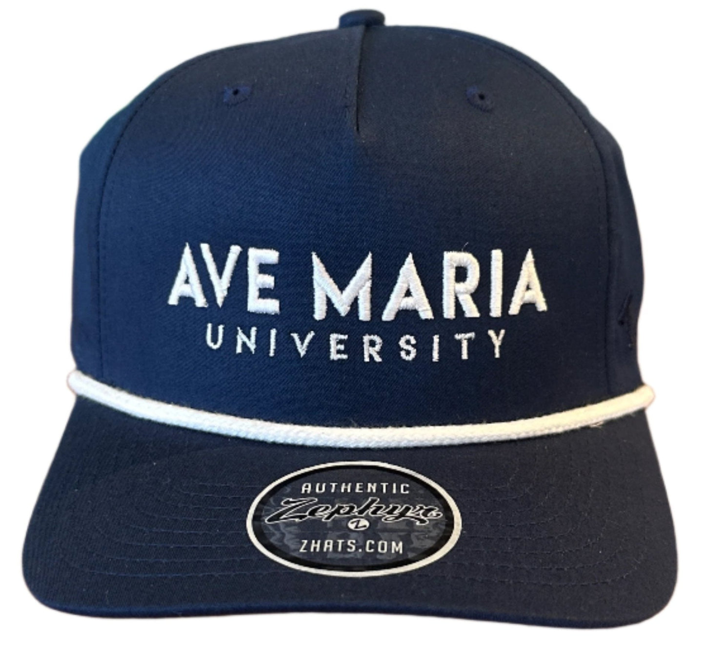 Ave Maria University Curve Hat with Rope