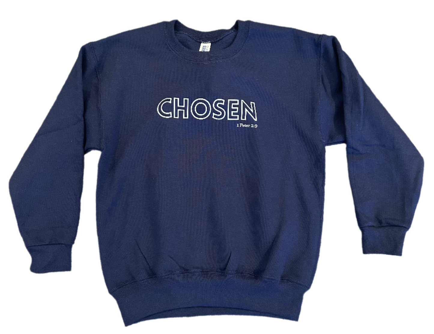 Navy Youth Jerzee Crew - CHOSEN