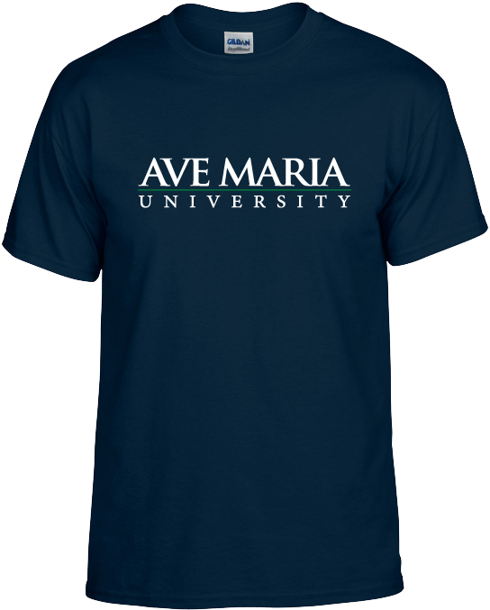 Ave Maria University Navy T-Shirt