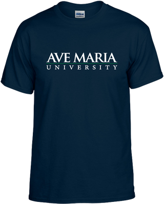 Ave Maria University Navy T-Shirt