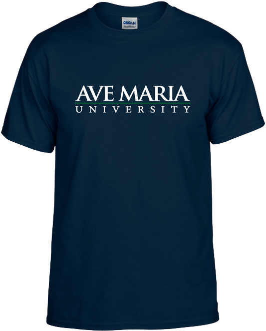 Ave Maria University Navy T-Shirt