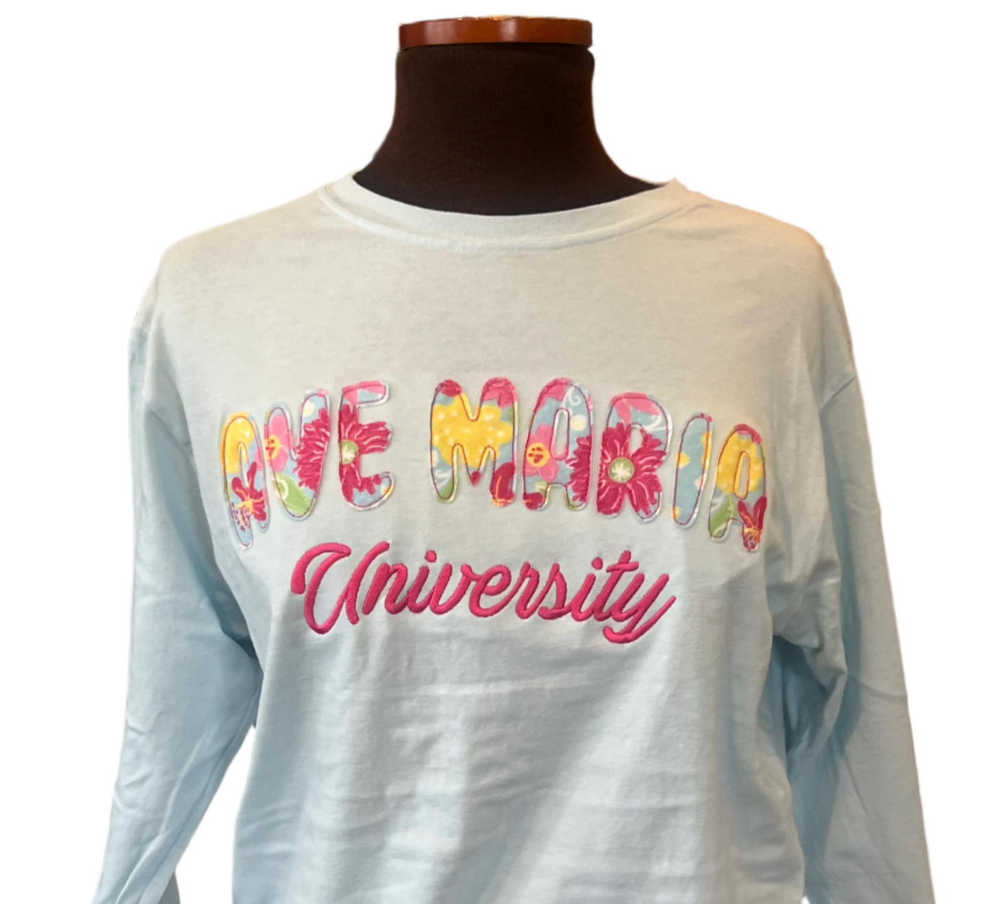 Ave Maria University Floral Ringspun Longsleeve