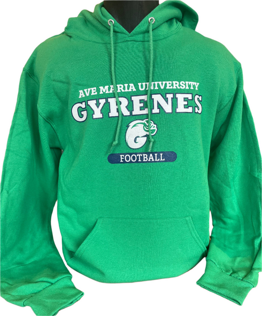 Football Green Gyrene Hoodie- JERZEE