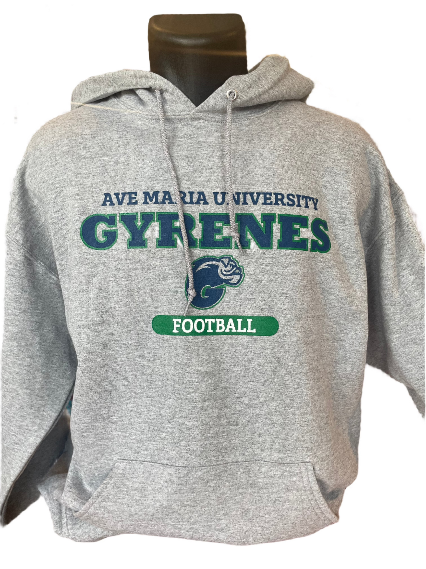 Football Grey Hoodie- JERZEE