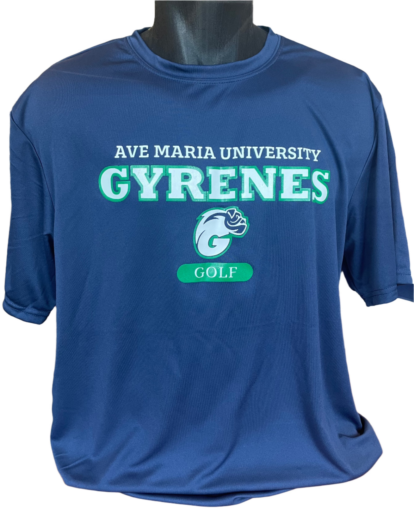 Ave Maria University Gyrenes Golf Dri Fit Tee