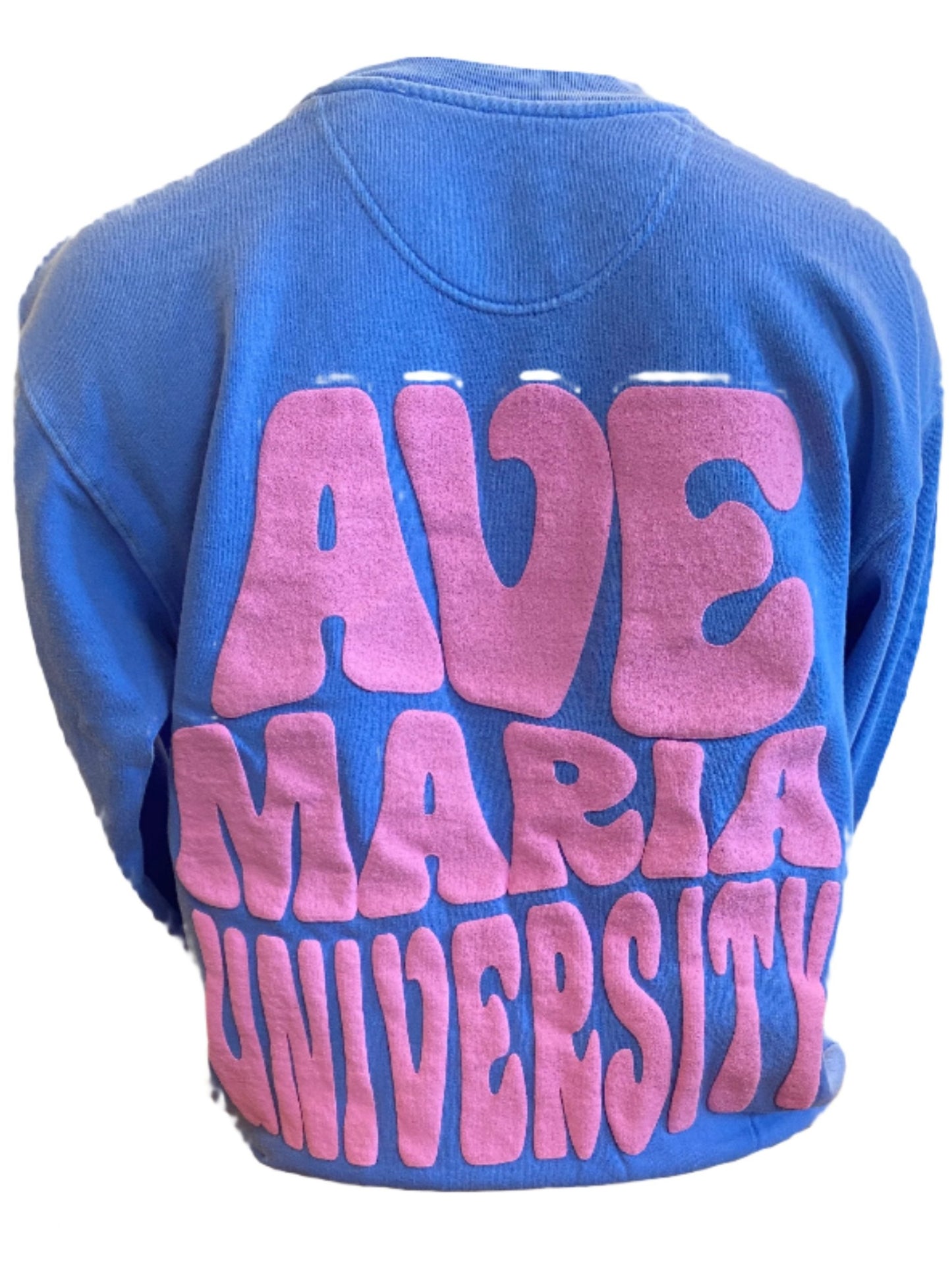 Ave Maria University Puff Letter Fleece Crew