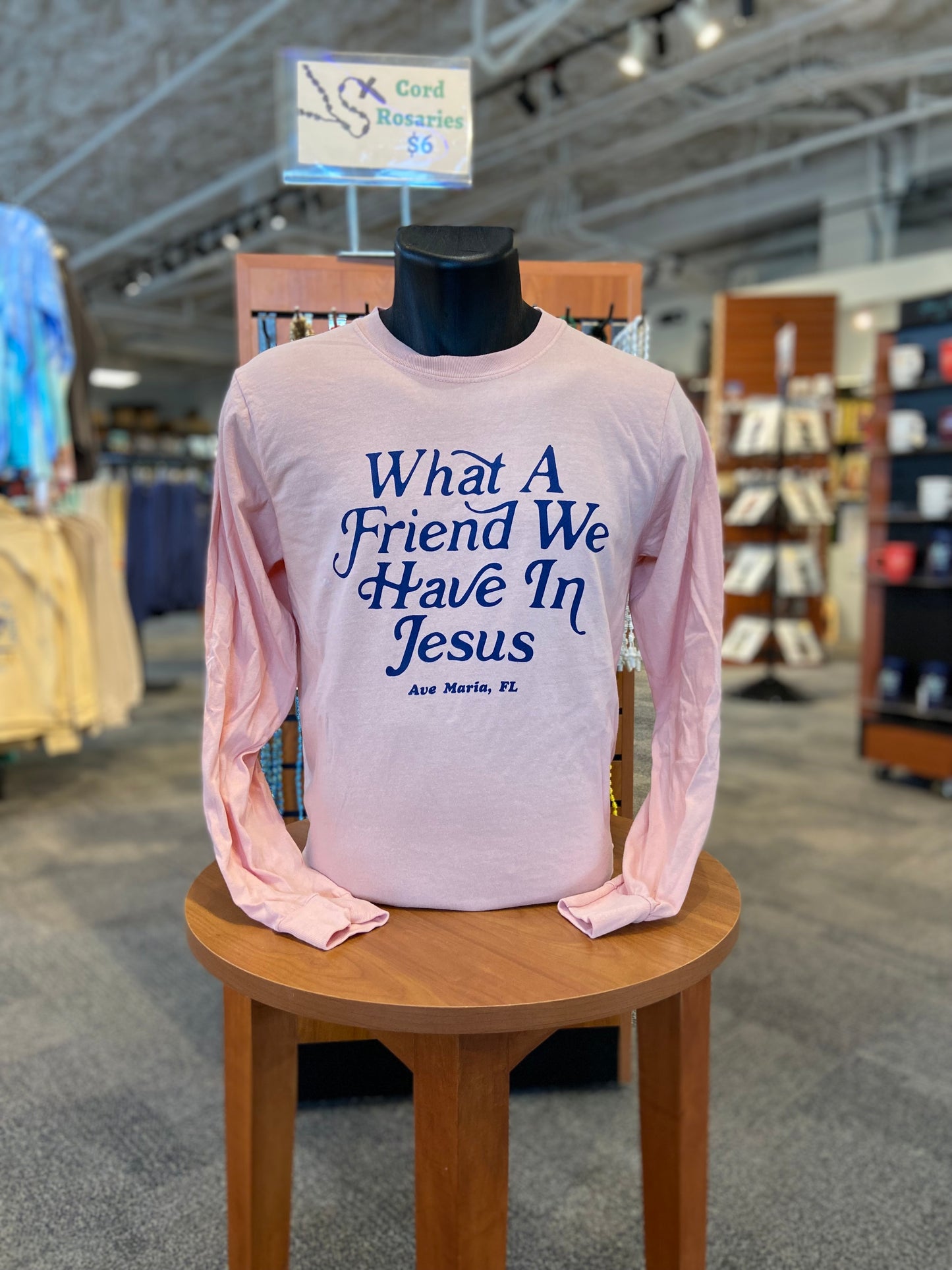 What a friend We Have in Jesus - Pink Long Sleeve