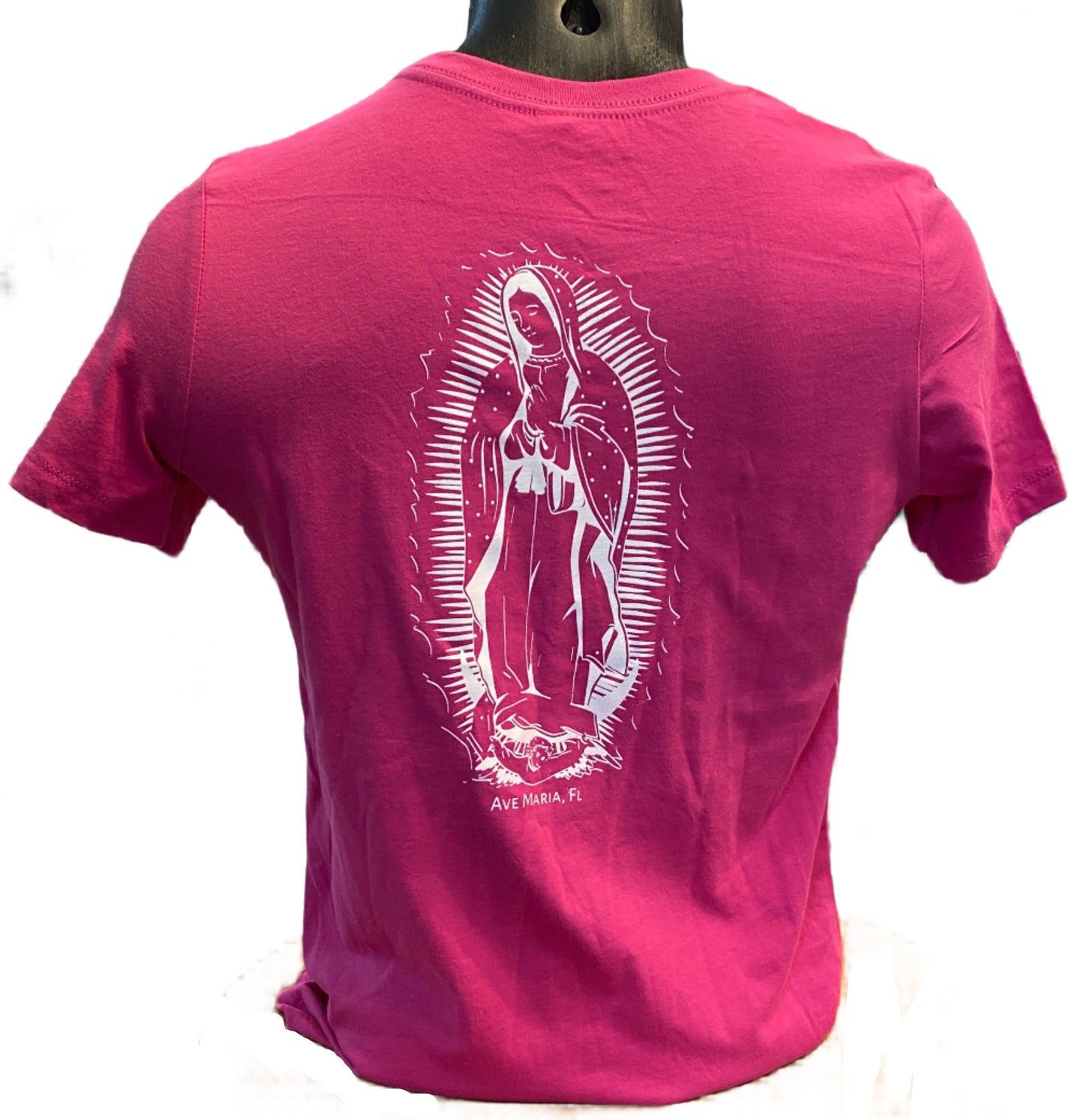 Bella + Canva Berry Our Lady of Guadalupe Tee