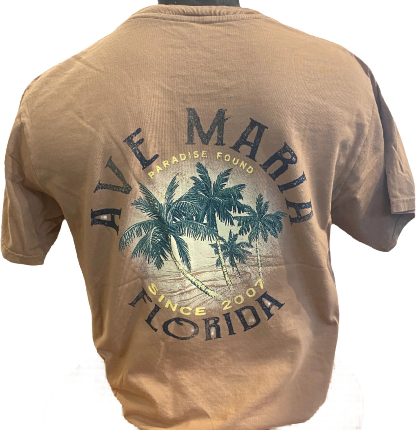 Ave Maria Florida - Paradise Found Since 2007 Palm Trees Tee