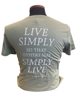 Live Simply Ladies Sage T-Shirt