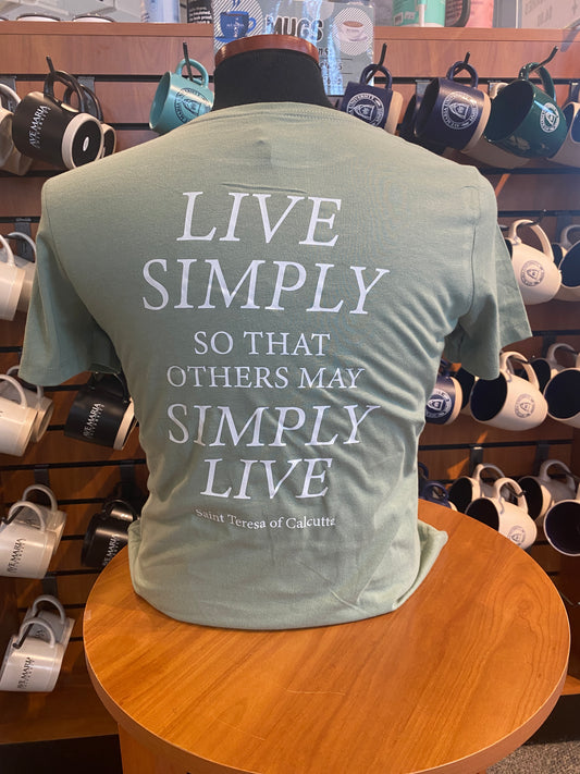 Live Simply Ladies Sage T-Shirt