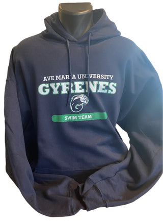 Swim Team - Navy - Hoodie - Gildan